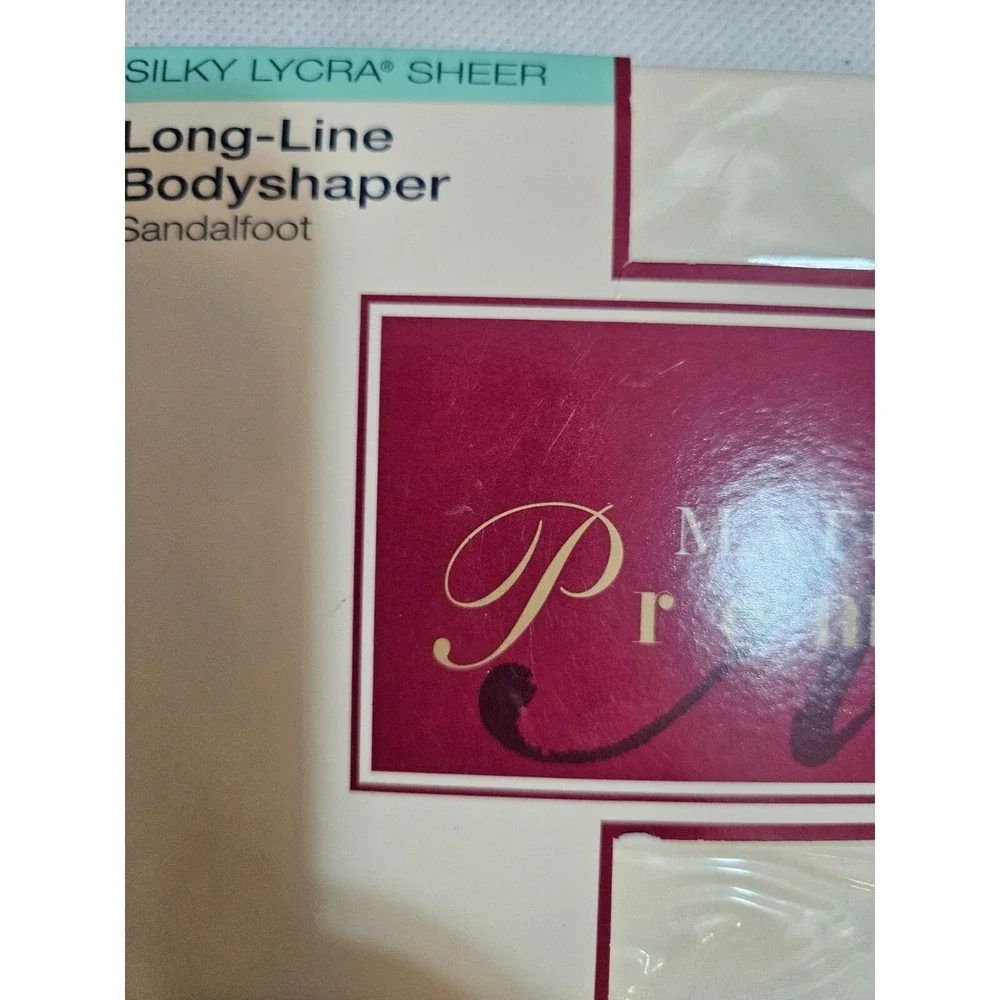 Matisse Premium Ivory Pantyhose Long-Line BodyShaper Sandalfoot‎ Size B